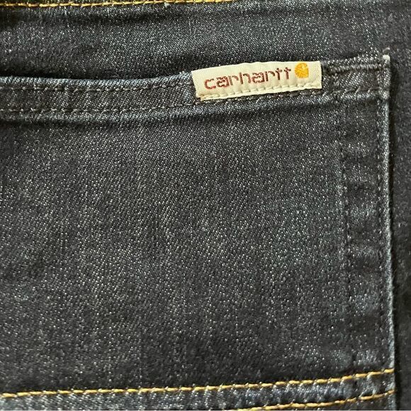 CARHARTT Layton Mid Rise Skinny Leg Slim Fit Jeans Blue Women’s Size 6 - Picture 4 of 6